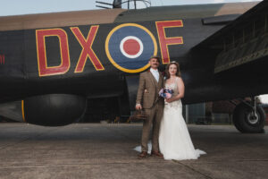 Unconventional Wedding – Aviation Wedding- 1940s Styling