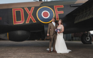 Unconventional Wedding – Aviation Wedding- 1940s Styling