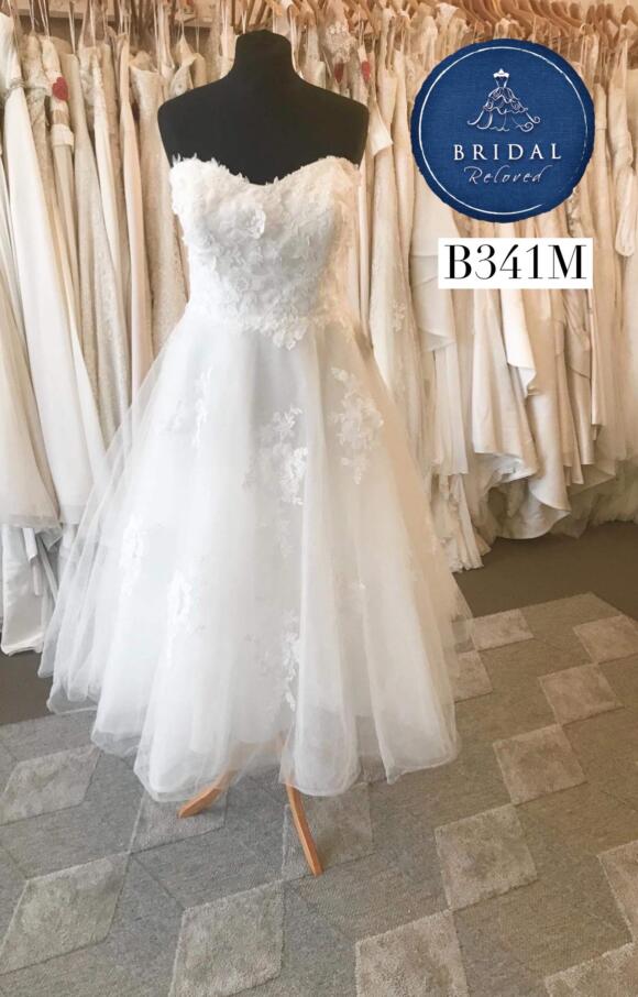 Pronovias | Wedding Dress | Tea Length | B341M