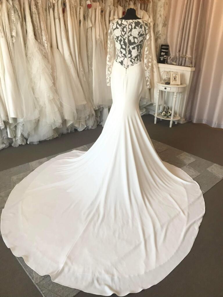 sachin and babi light blue dress Beyond the Stars: Pronovias Wedding Dresses 2020