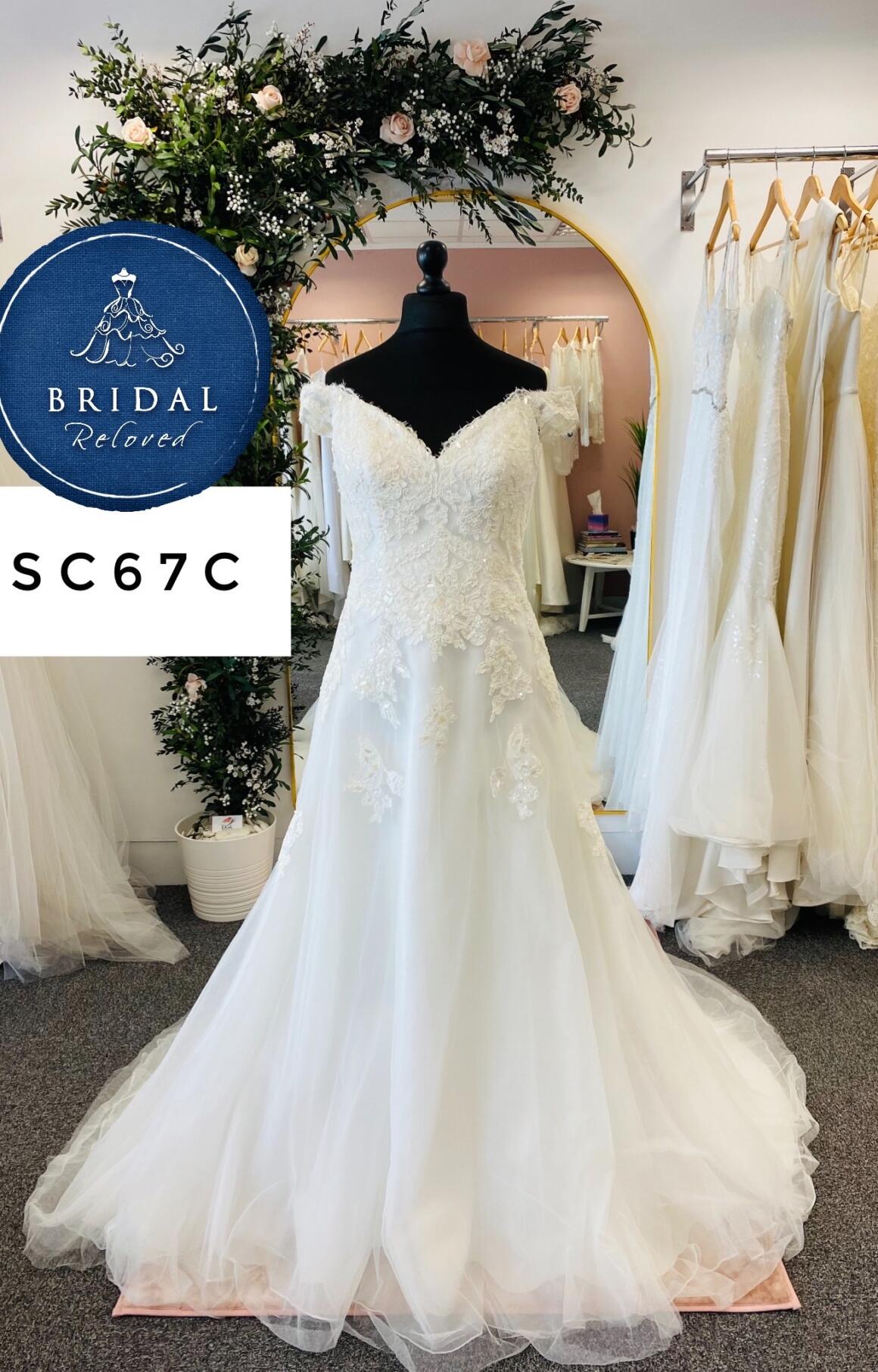White one | Wedding Dress | A Line | SC67C