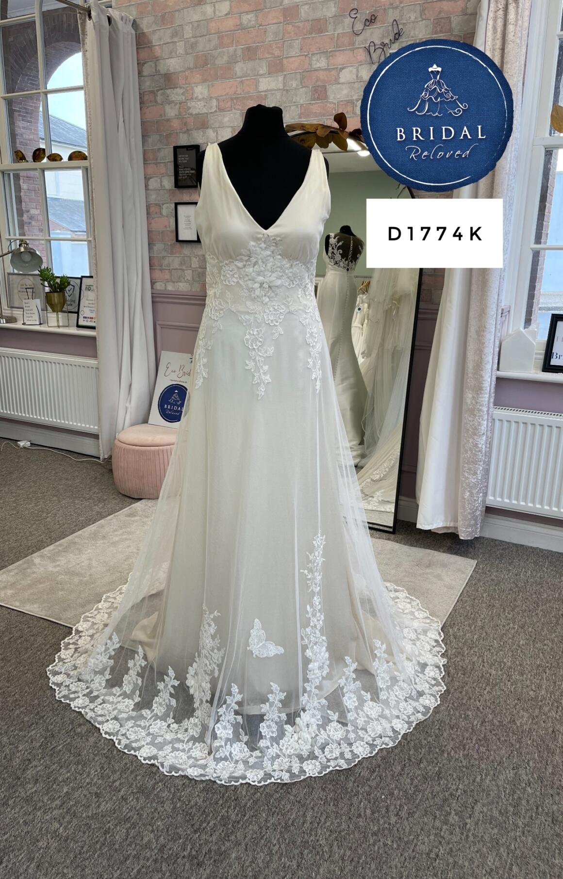 Terry Fox | Wedding Dress | A Line | D1774K