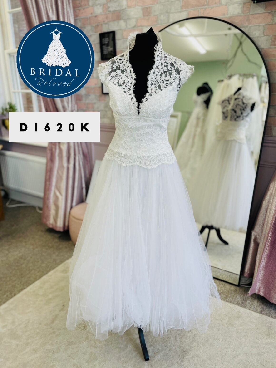 David Fielden | Wedding Dress | Tea Length | D1620K