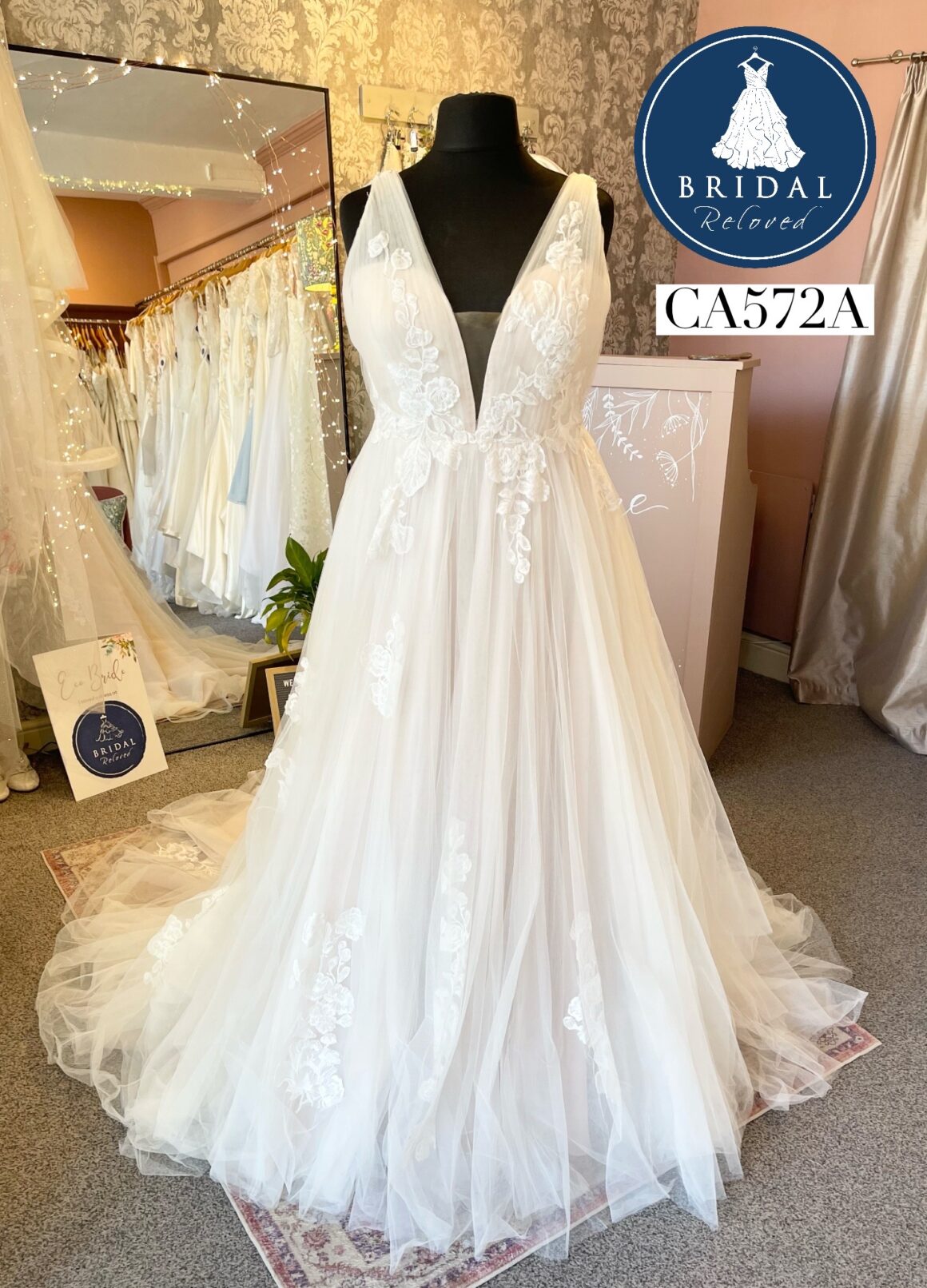 Pronovias | Wedding Dress | A Line | CA572A