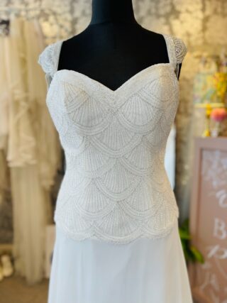 Mark Lesley | Wedding Dress | Drop Waist | CA571A