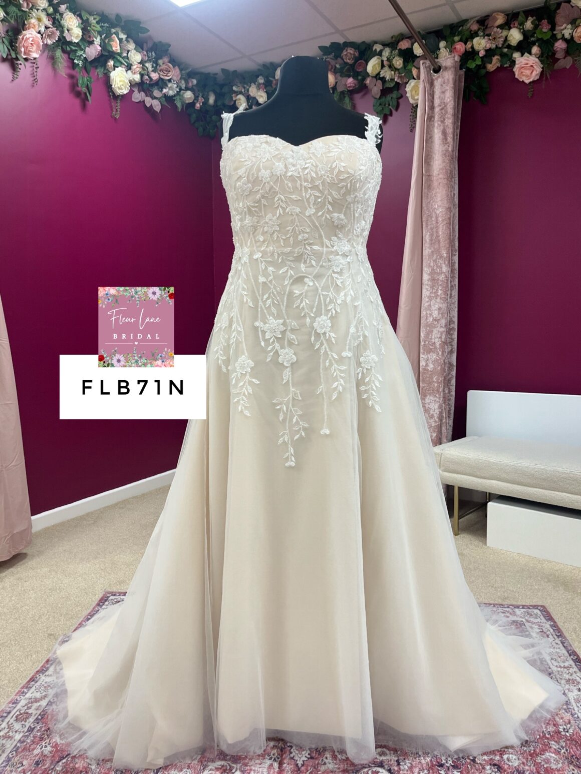 Island Bridal | Wedding Dress | A Line | FLB71N
