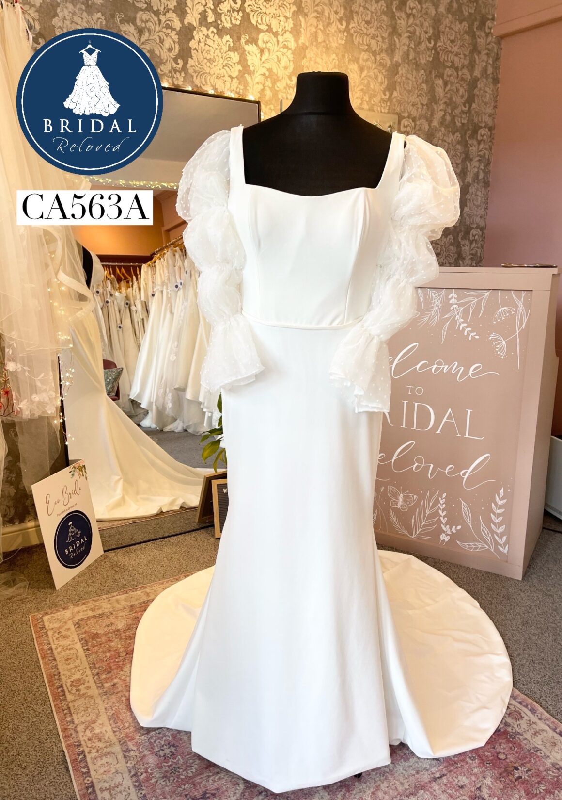 Sarah Alouache | Wedding Dress | Column | CA563A