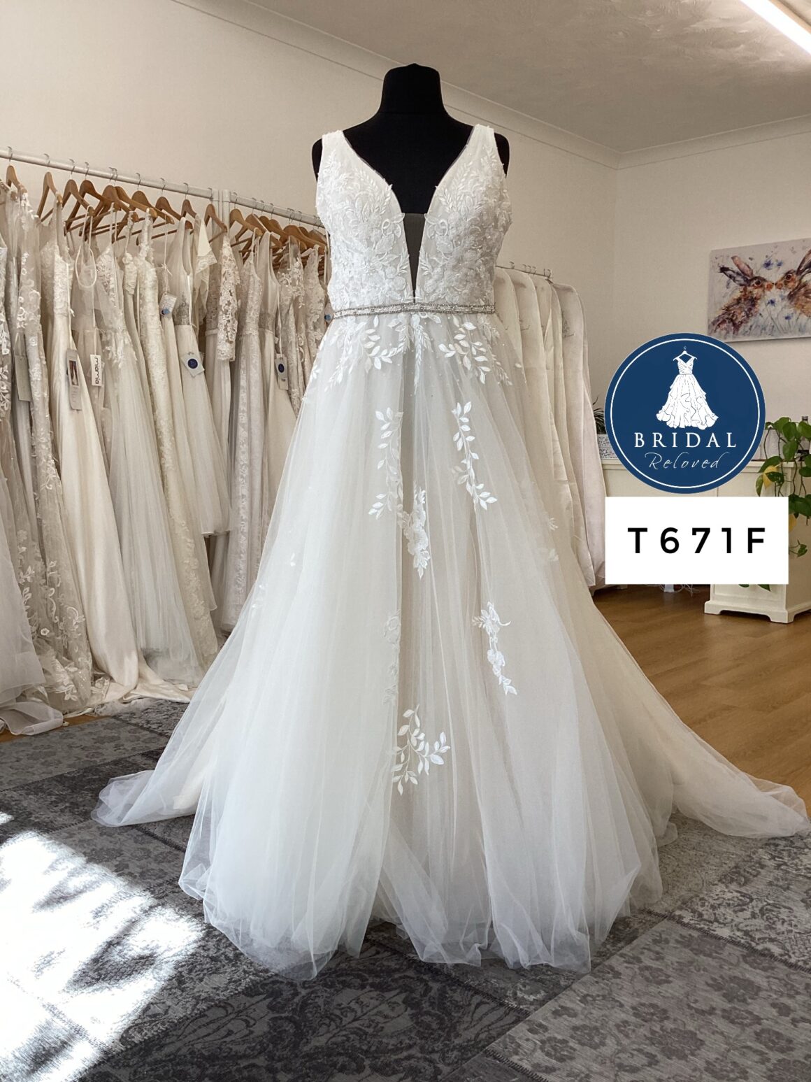 Tiffany | Wedding Dress | A Line | T671F