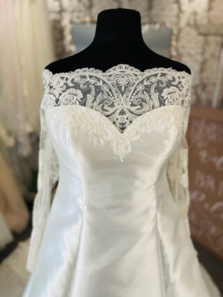 White One | Wedding Dress | A Line | L600A