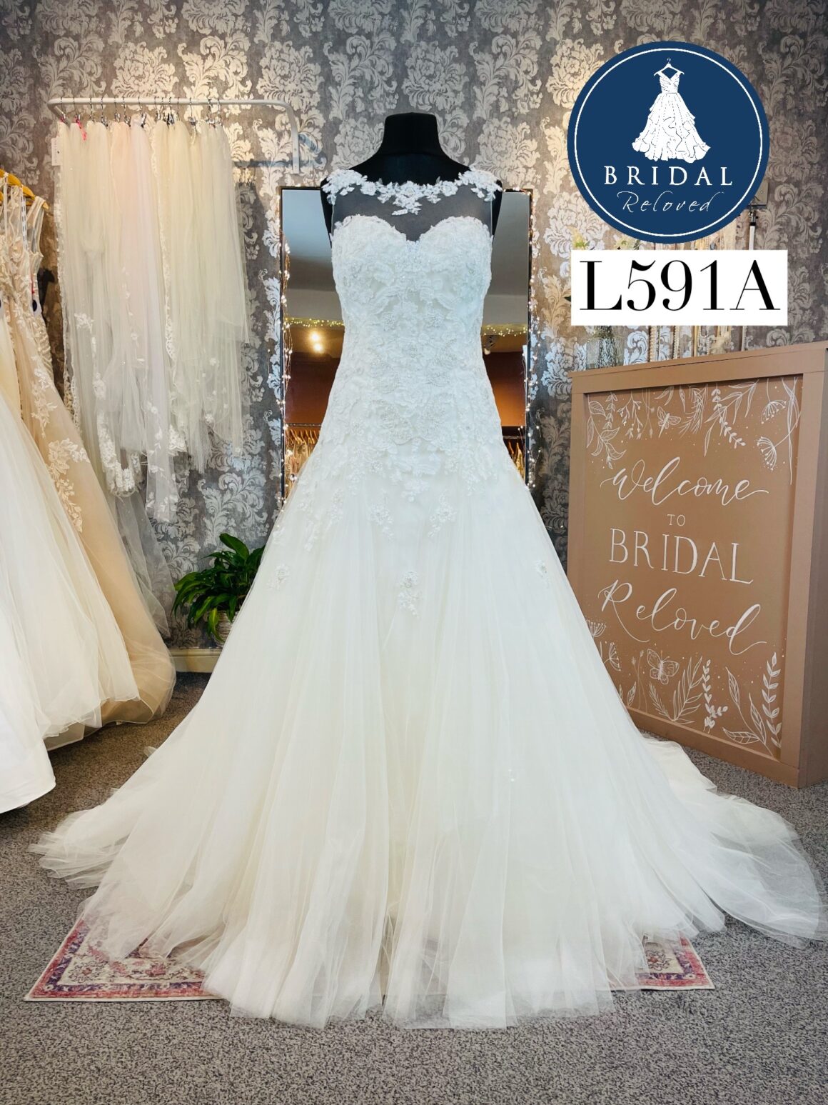 Beautiful | Wedding Dress | Drop Waist | L591A