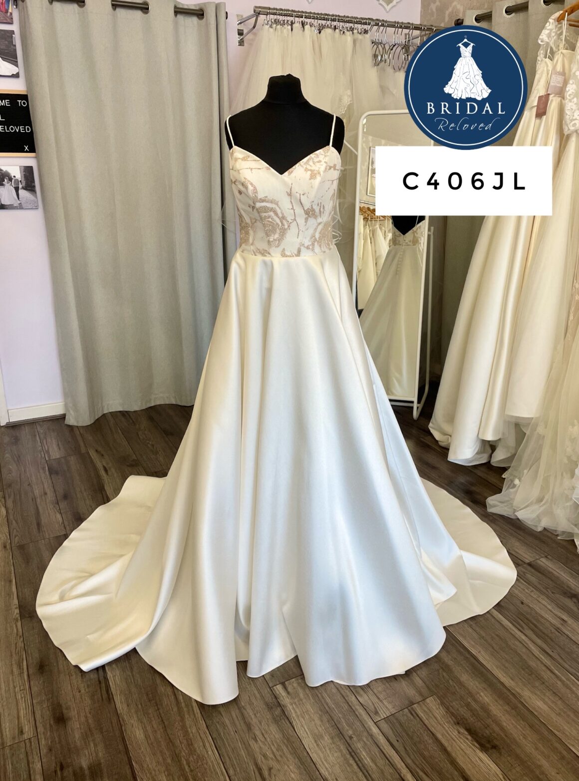 Nicola Anne | Wedding Dress | A Line | C406JL