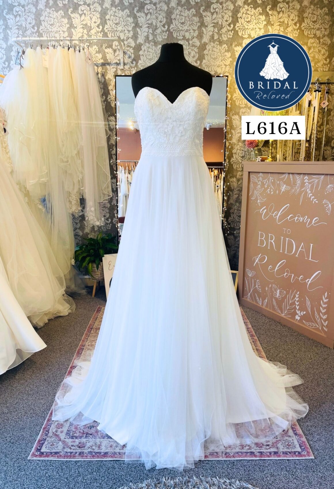 Romantica | Wedding Dress | A Line | L616A