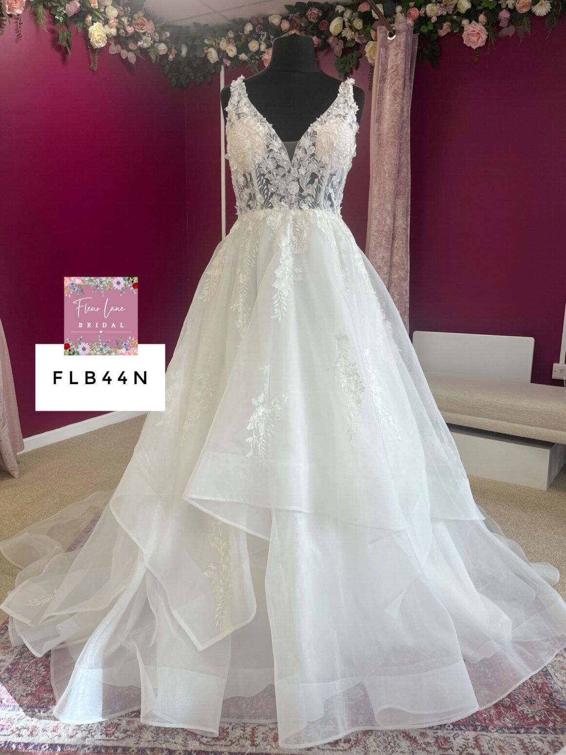 Richard Designs | Wedding Dress | A Line | FLB44N
