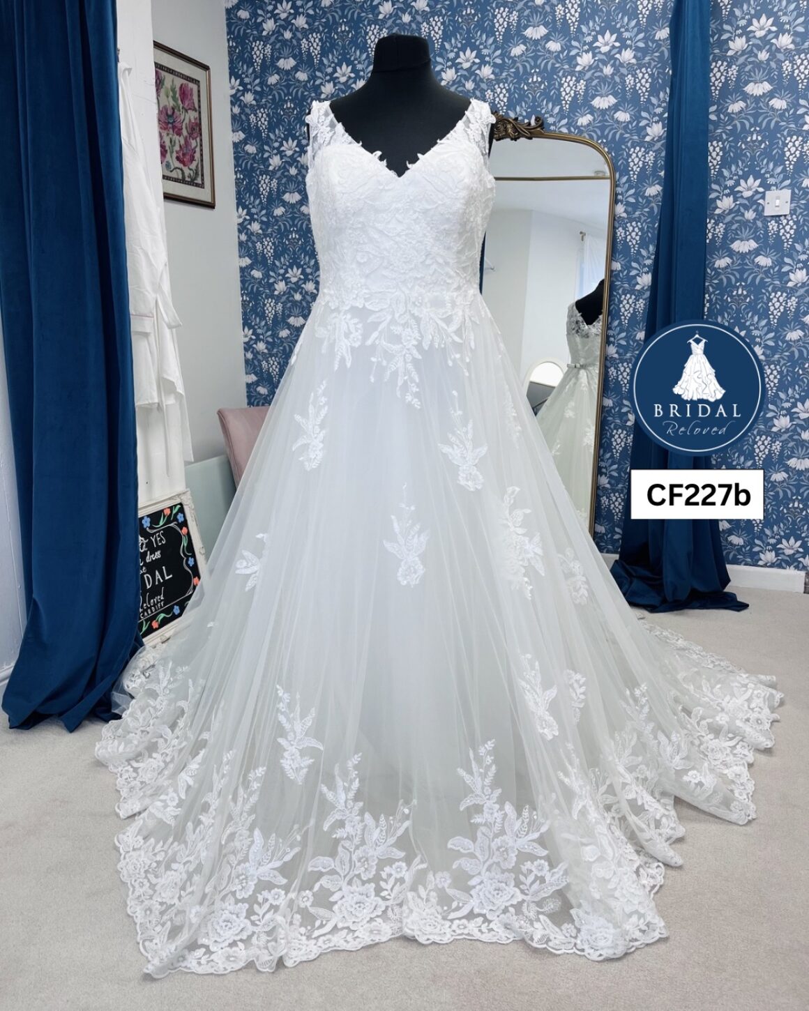 Island Bridal | Wedding Dress | A Line | CF227B