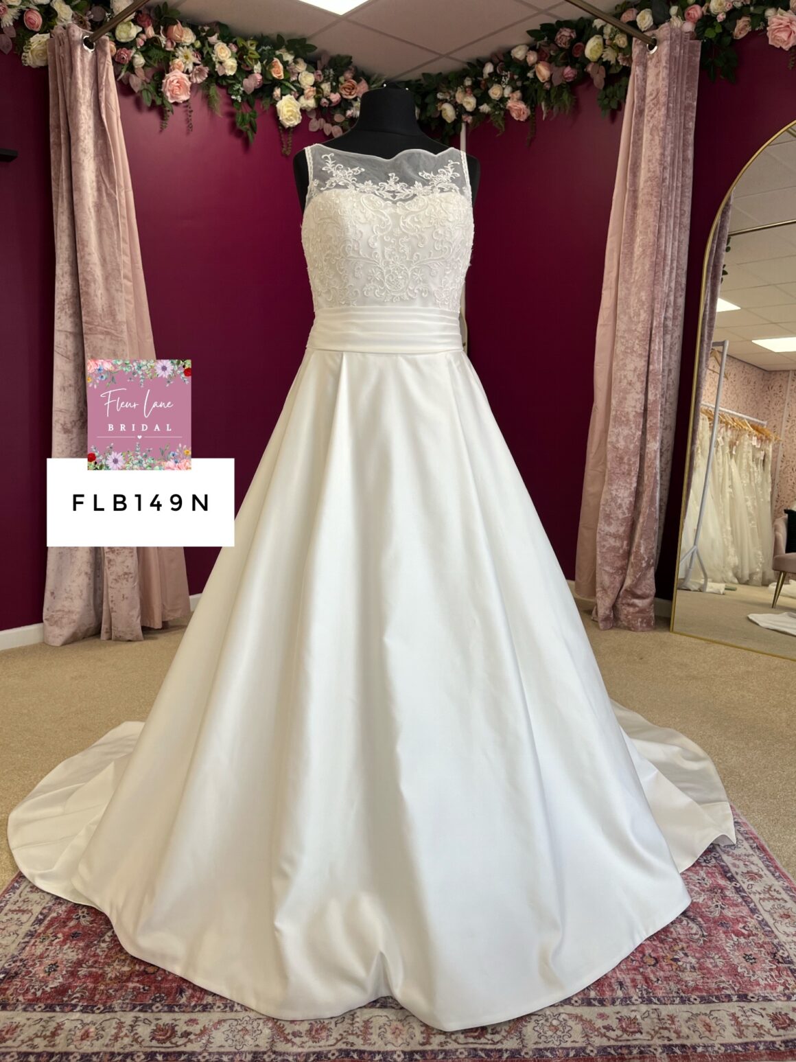 Pure Bridal | Wedding Dress | A Line | FLB149N
