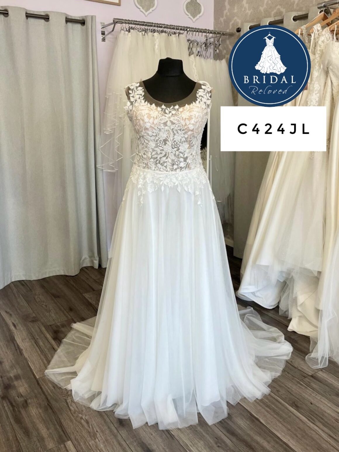 Bianco Evento | Wedding Dress | A Line | C424JL