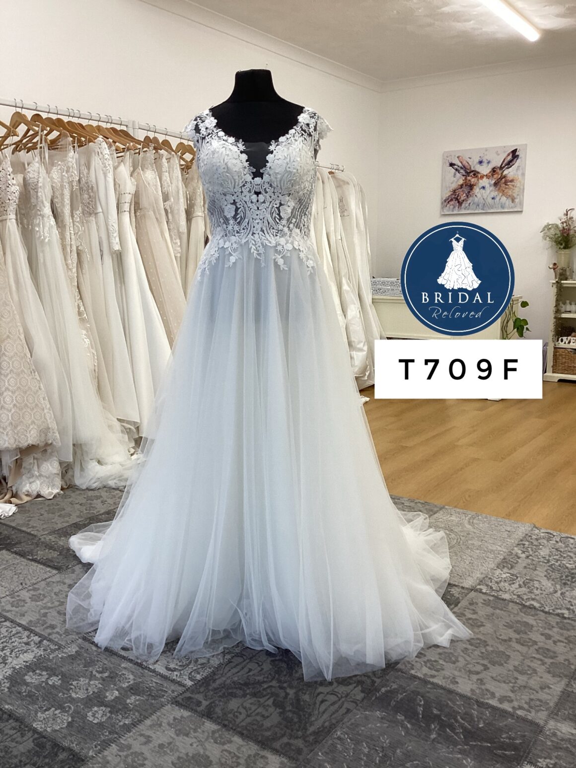 Tres Chic | Wedding Dress | A Line | T709F