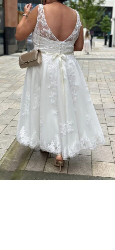 Elite bridal | Wedding Dress | Tea Length | C10309