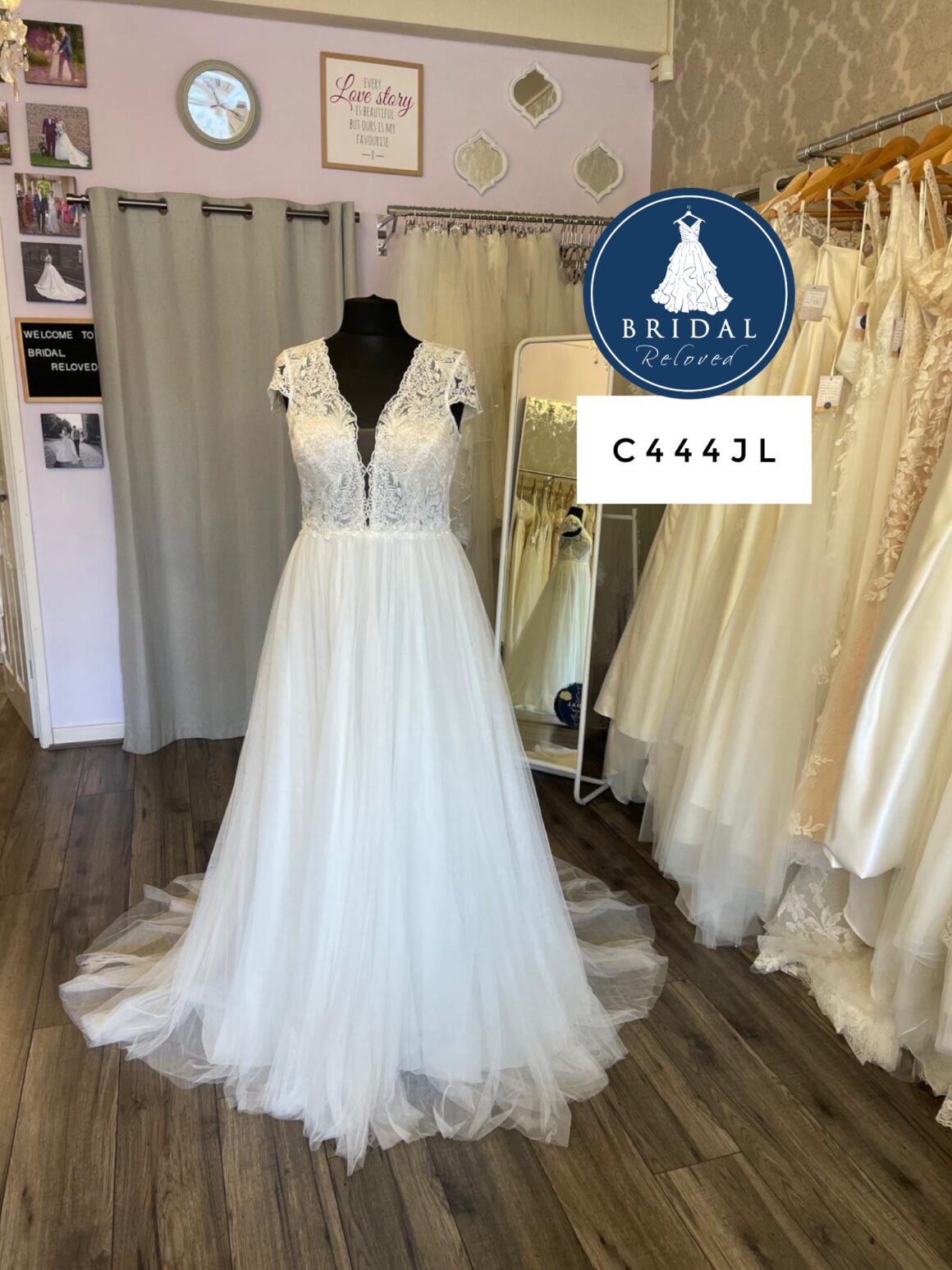 Bianco Evento | Wedding Dress | A Line | C444JL