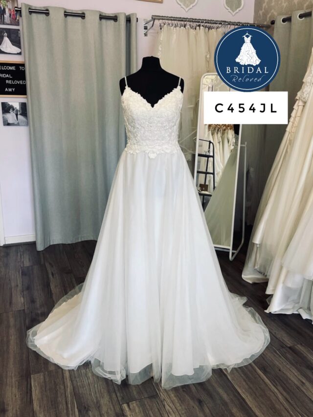Ella Rosa | Wedding Dress | A Line | C454JL